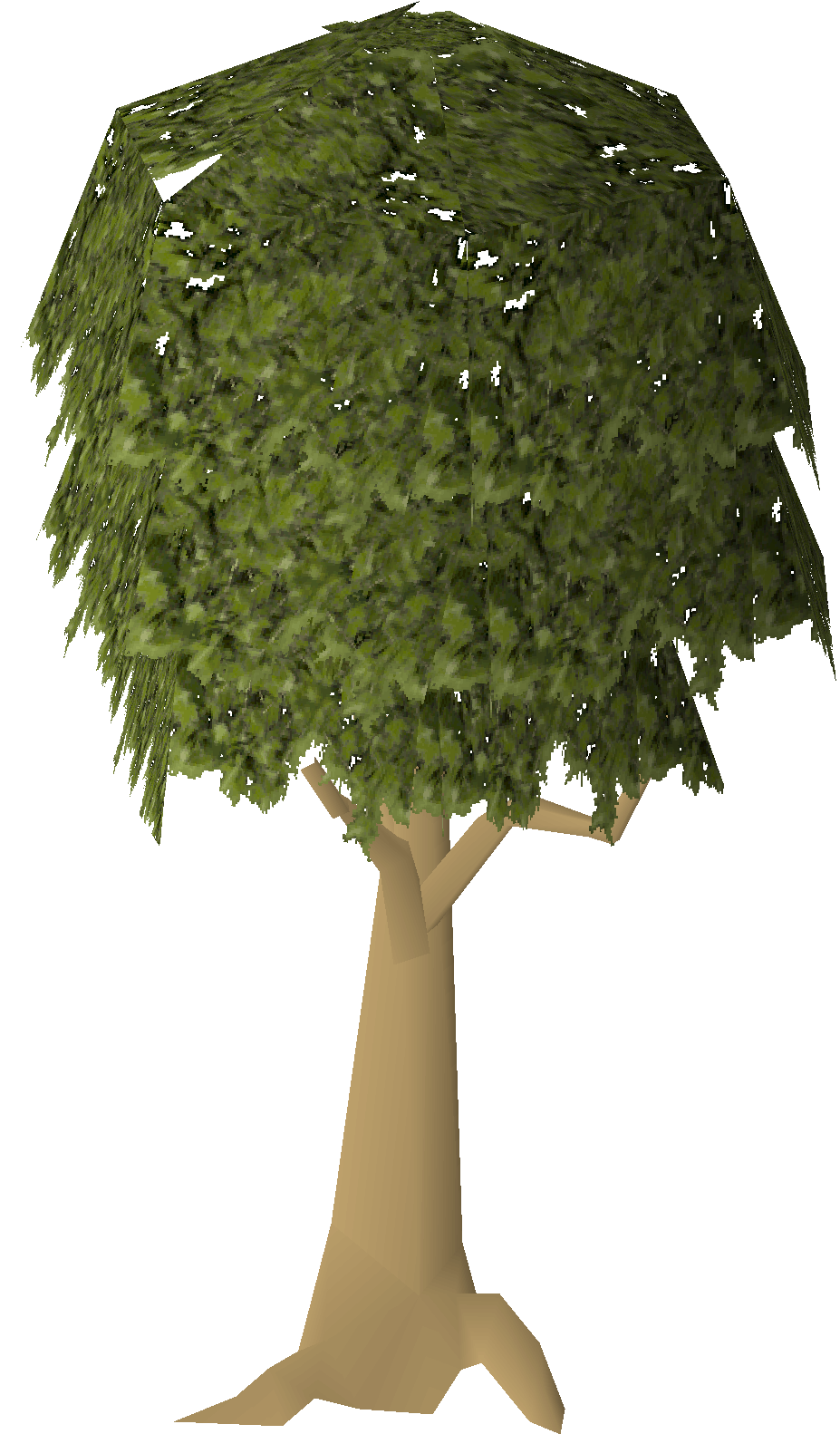 Mahogany tree from Old School RuneScape
